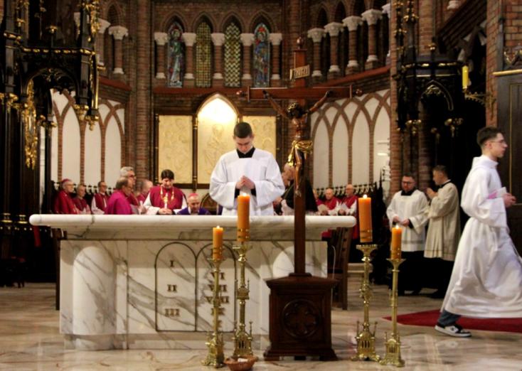 Liturgia Godzin w parafii katedralnej w Siedlcach